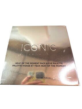 Iconic London Heat Of The Moment Face & Eye Palette 36g Vegan-Friendly High-Pigm